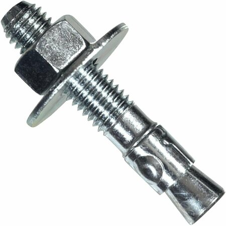 HILLMAN Power Stud 3/4 In. x 5-1/2 In. Zinc-Plated Wedge Anchor, 10PK 371958